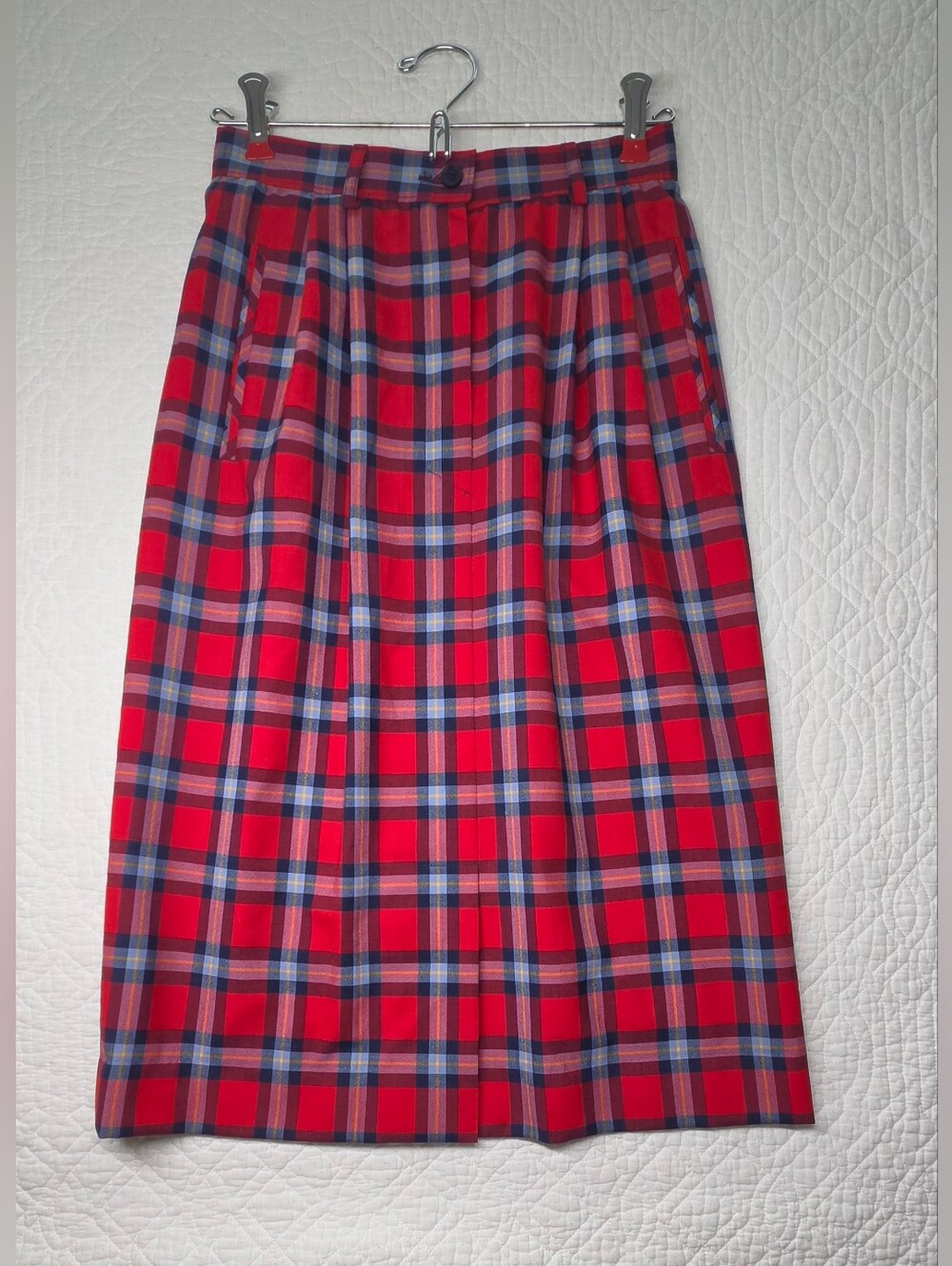 Pendleton Vintage Plaid Midi Skirt